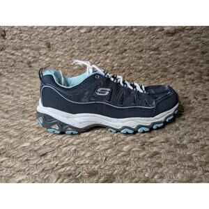 Skechers Encore Be Seen Athletic Shoes Sneakers Navy Light Blue Running Size 9.5